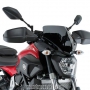 Стекло GIVI A2118 для YAMAHA MT-07 '14-17, черный 28,5 x 36 см (H x W) / (крепёж в комплекте)