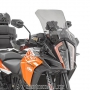 Стекло GIVI D7706S для KTM 1290 Super Adventure R '17-20 / KTM 1290 Super Adventure S '17-20, дымчатый 38 x 40 см (H x W)