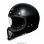 SHOEI шлем EX-ZERO PLAIN, чёрный
