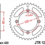JT звезда задняя JTR1214.46 (цепь 420)