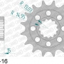 AFAM 166800-16 звезда передняя BMW HP4 1000, BMW S 1000 RR (ведущая) стальная, цепь 525