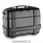Кофры боковые (пара) GIVI TRK33BPACK2 TREKKER 33л Monokey с алюминиевой чёрно-матовой отделкой общий ключ (под крепёж серии PL / PLR)