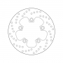 BREMBO диск тормозной 68B40744 для мотоцикла SUZUKI GSX, SV