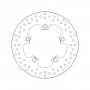 BREMBO диск тормозной 68B407A5 для мотоцикла HONDA CB, NX, XL, XRV