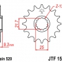 JT звезда передняя JTF1539.15 (цепь 520) Ninja 250R, Ninja 300, Z250 и др. модели