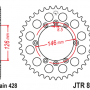 JT звезда задняя JTR805.50 (цепь 428)