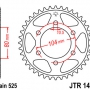 JT звезда задняя JTR1489.41ZBK (цепь 525) Z1000SX '11-13 и др. модели