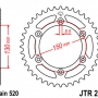 JT звезда задняя JTR251.51SC (цепь 520)