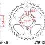 JT звезда задняя JTR1206.44 (цепь 428)