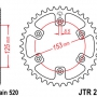 JT звезда задняя JTR210.52SC (цепь 520)