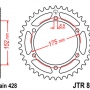 JT звезда задняя JTR839.51 (цепь 428)