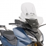 Стекло GIVI AF1186 для HONDA FORZA 750 '21-24 / Высота стекла от 48 до 60 см, ширина 64 см - на 7,5 см выше оригинального стекла.