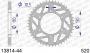 AFAM 13814-44 звезда задняя SUZUKI GSX 1000, YAMAHA YZF (ведомая) алюминиевая, HARD