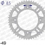 AFAM 72102N-49 звезда задняя KTM SX 105, HUSQVARNA TC 85 (ведомая) алюминиевая, анодированная, цепь 428, (JTA895.49 N/A)
